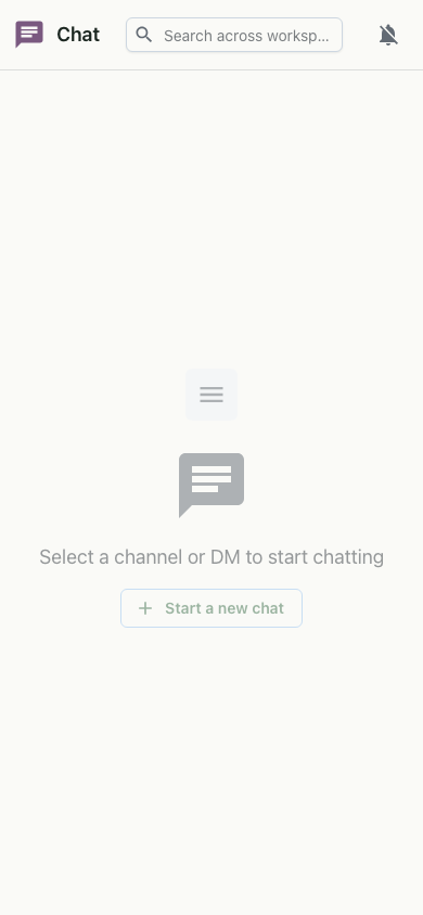 Chat on mobile